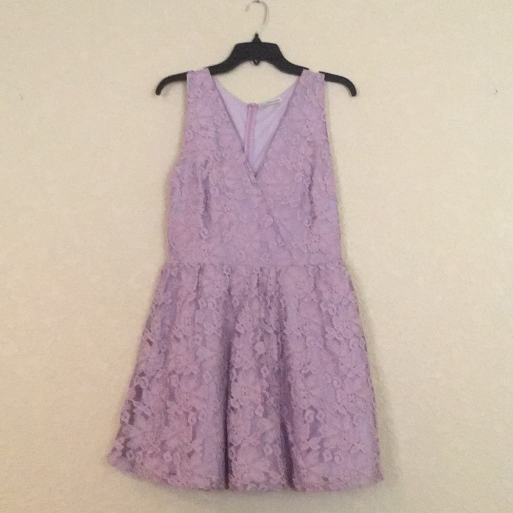 Purple Lace Dress